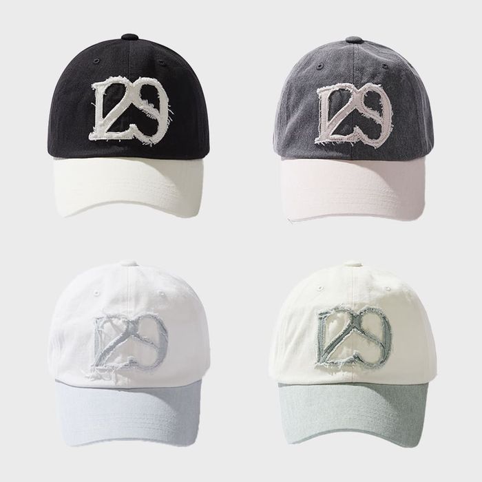 [Sky 4/4 pre-orders] 129 applique ball cap. - 4 COLOR