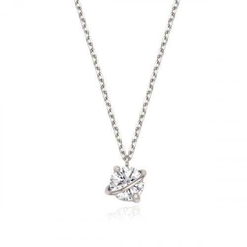 Silver necklace SC1780