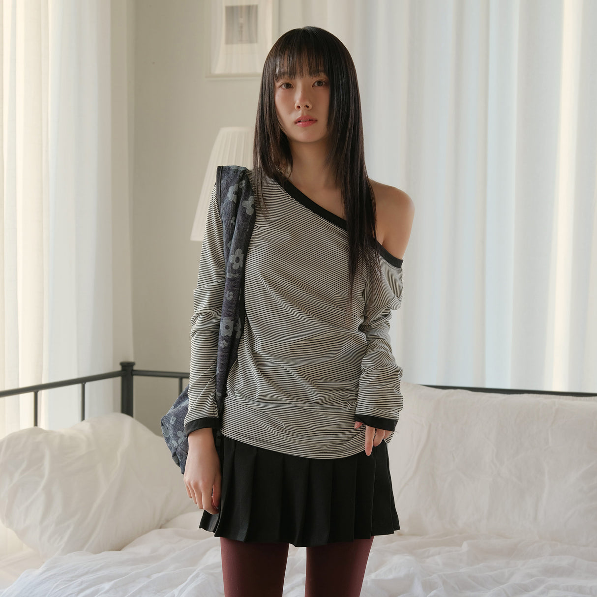 Tilde Seoul *Recommended* Aidan Dangara Off-Shirt 4 colors