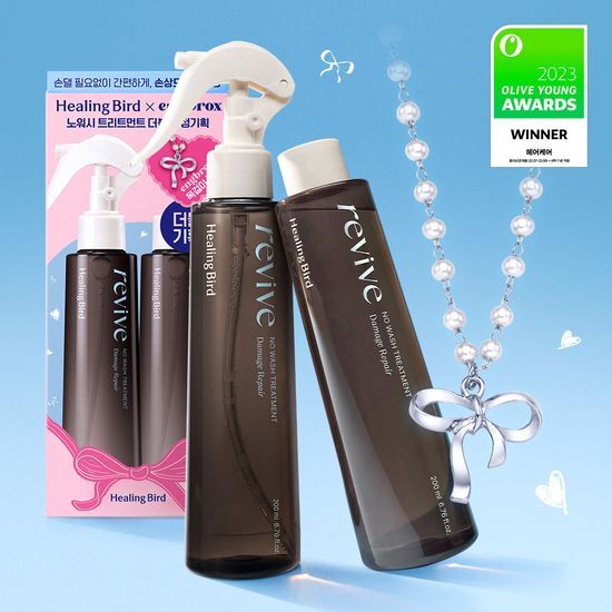 [Anbrox Edition] Healing Bird Now Wash Treatment Damage Repair 200ml Double Planning (+ Ribbon Pearl Necklace Presented)