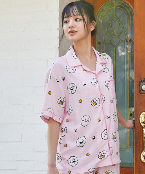 SPAO [Something Small and Cute] Short Sleeve Pajamas (PINK)_SPPPE37U10 - Size & Review | MUSINSA
