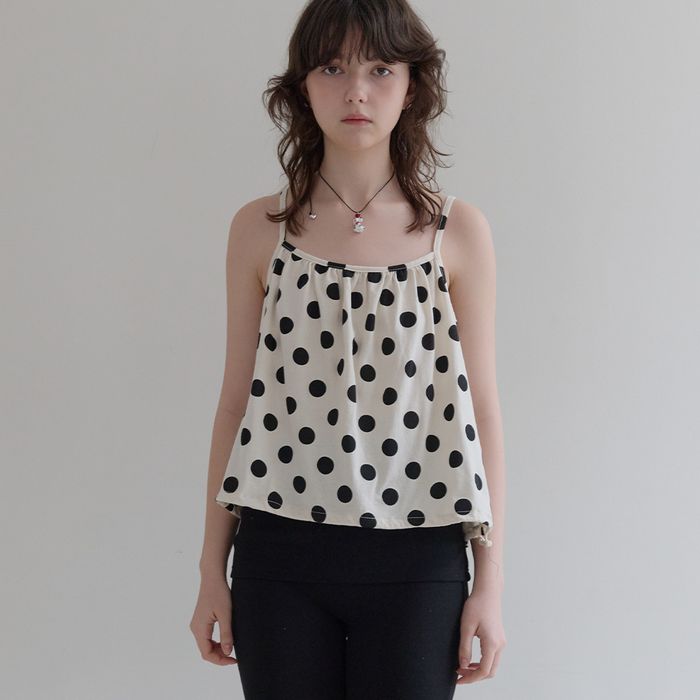 Polka Top (Ivory)