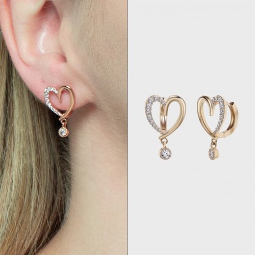 Cute Earrings 14K Gold Pin MCER0201