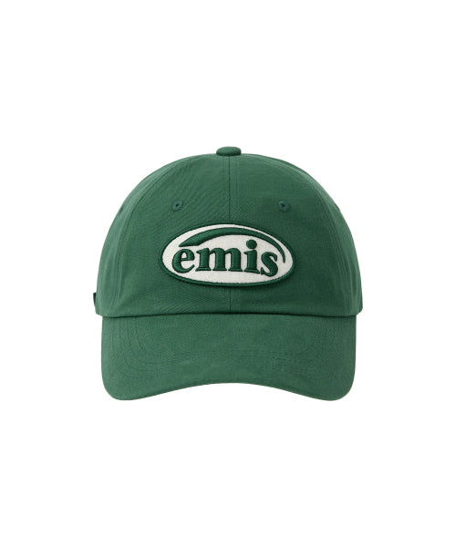 TONE ON TONE EMBLEM BALL CAP-GREEN