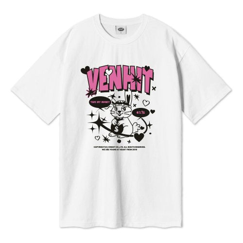HONEY oversized short-sleeve T-shirt