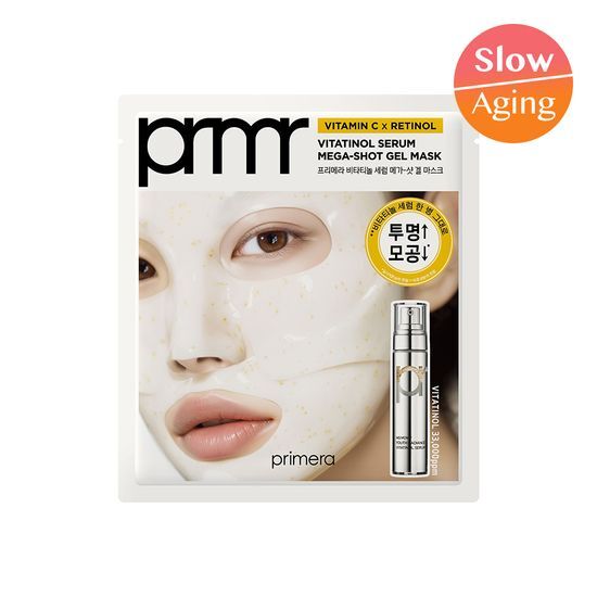 [Pore Care] Primera Vitatinol Serum Mega-Shot Gel Mask 1 sheet/5 sheets