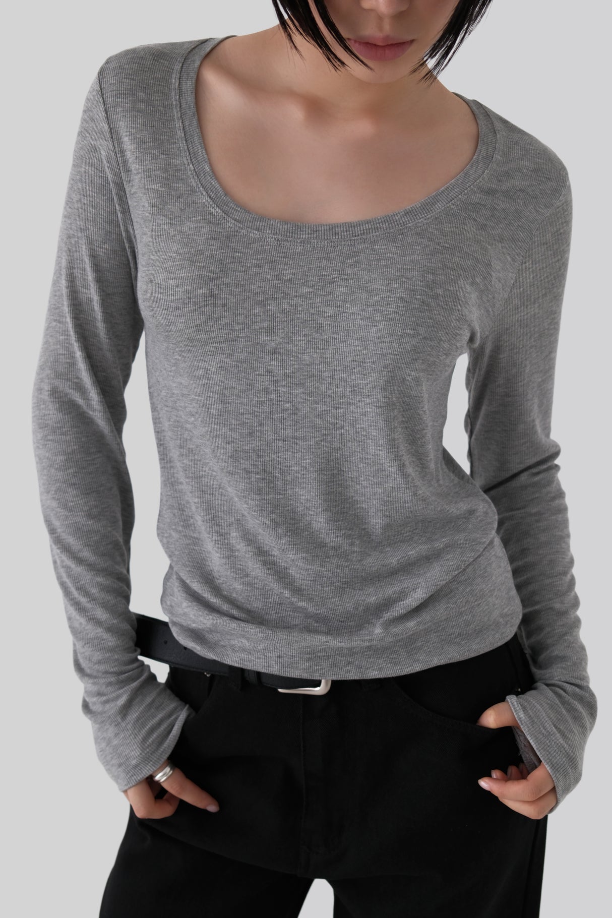 Autumn [made] Mild U-neck T-shirt