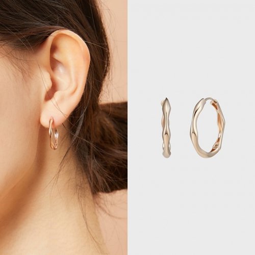 Nikita Earrings MCER017S 14K Gold Plated