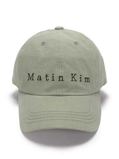 MATIN TYPO BALL CAP IN LIGHT KHAKI