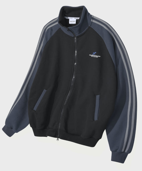 SP Block Raglan Track Jacket Black