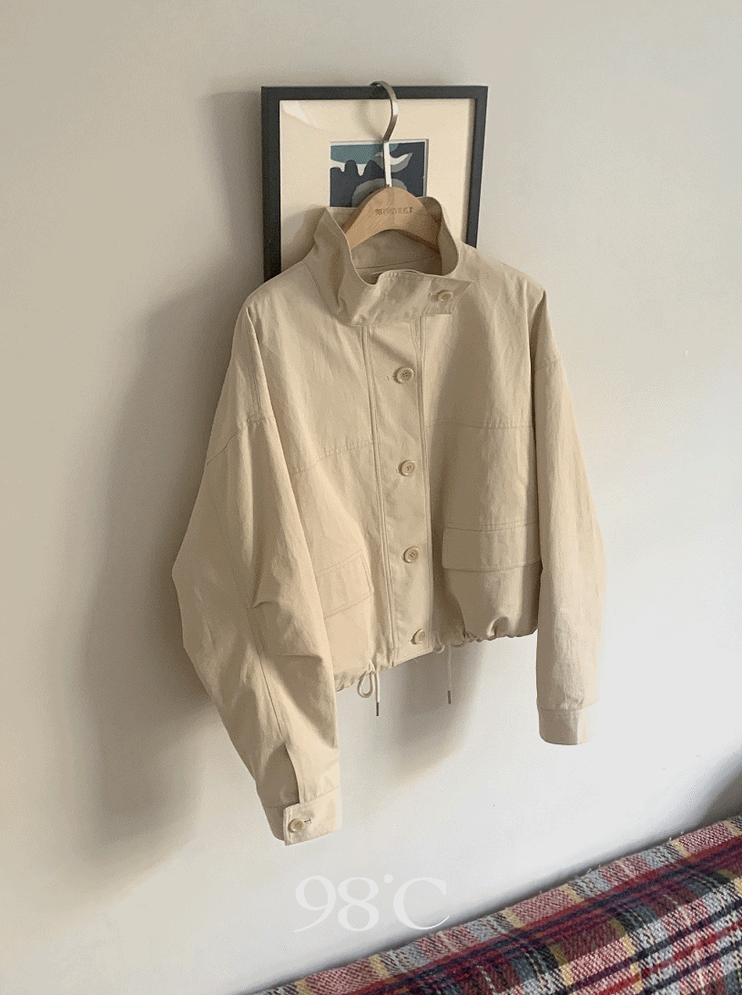98 degrees Celsius [🎁Double Benefit] [98 project] Albert High Neck Bomber Jacket