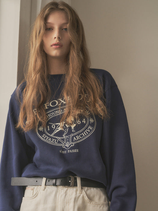 SITP5042 Foxhound Sweatshirt_Dark Navy