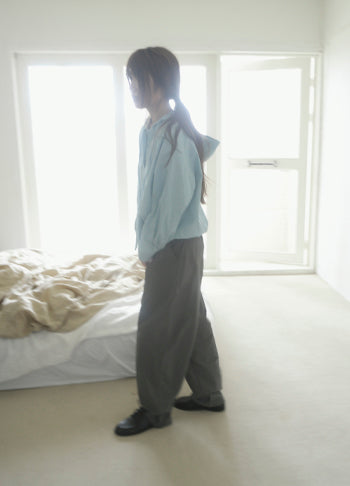 Afternoon days bizo button nylon pants (2c)