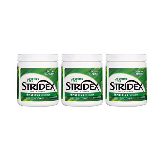 Stridex Sensitive Pads Triple Plan (90 pads + 90 pads + 90 pads)