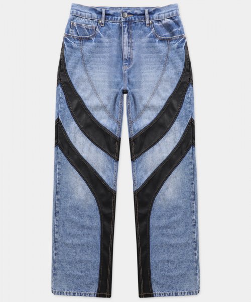 Duncan Denim Pants Relaxed Fit - Blue/Black