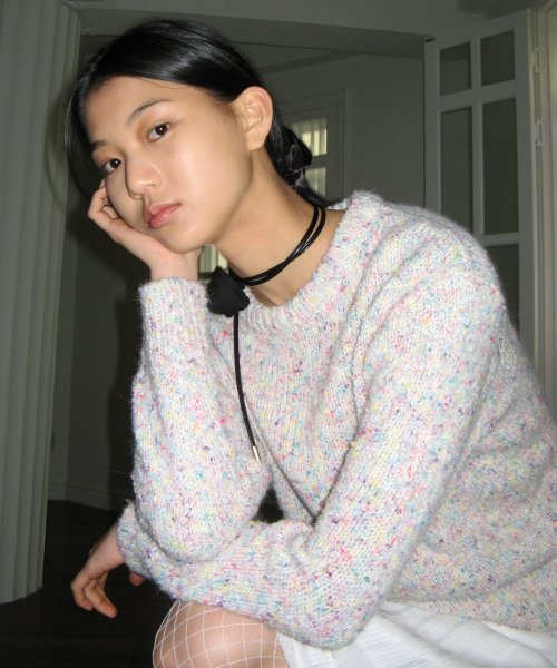 MOUSSE PULLOVER KNIT (CANDY)