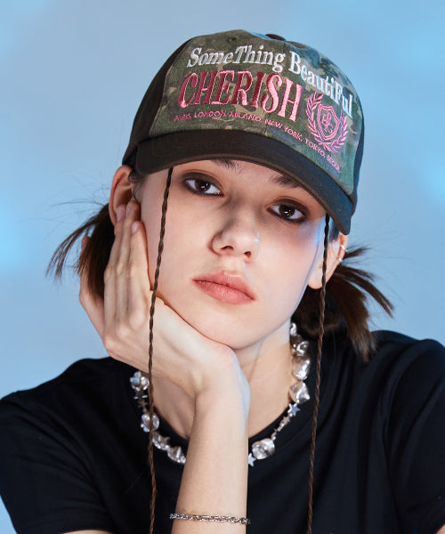 L11 OFF CHERISH BALL CAP (BROWN)