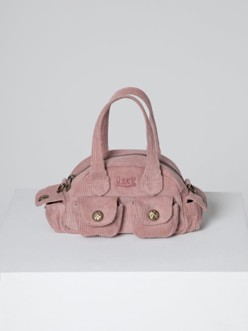 MINI CROSSBODY BAG WITH X-RIVET PINK