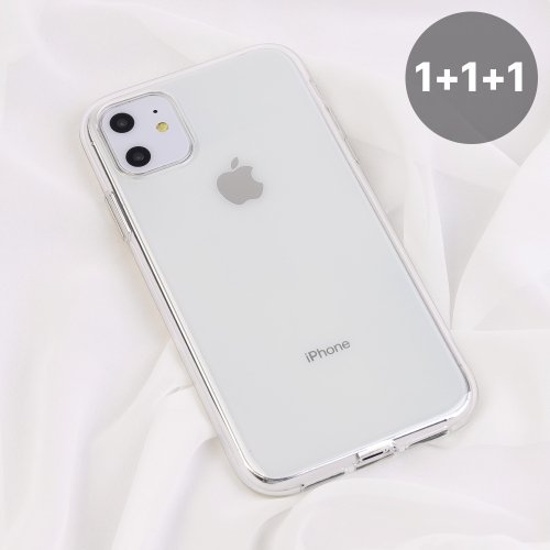 [1+1+1] IQT clear transparent jelly basic case for iPhone/Galaxy/LG all models