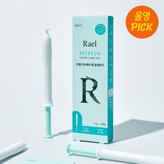 [October Ollyoung Pick/Medical Device] Rael Inner Care Gel Vaginal Cleanser 2 Types Choose 1 (3 pieces/3 pieces * 4 packs)