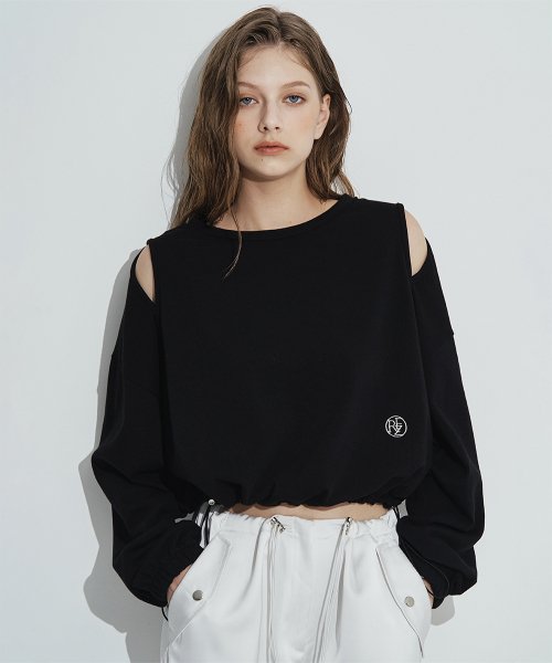 Cut Out Crop MTM [Black]
