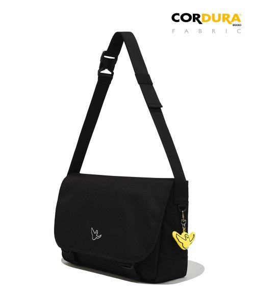 [24SS] Angel Logo Messenger Bag Black