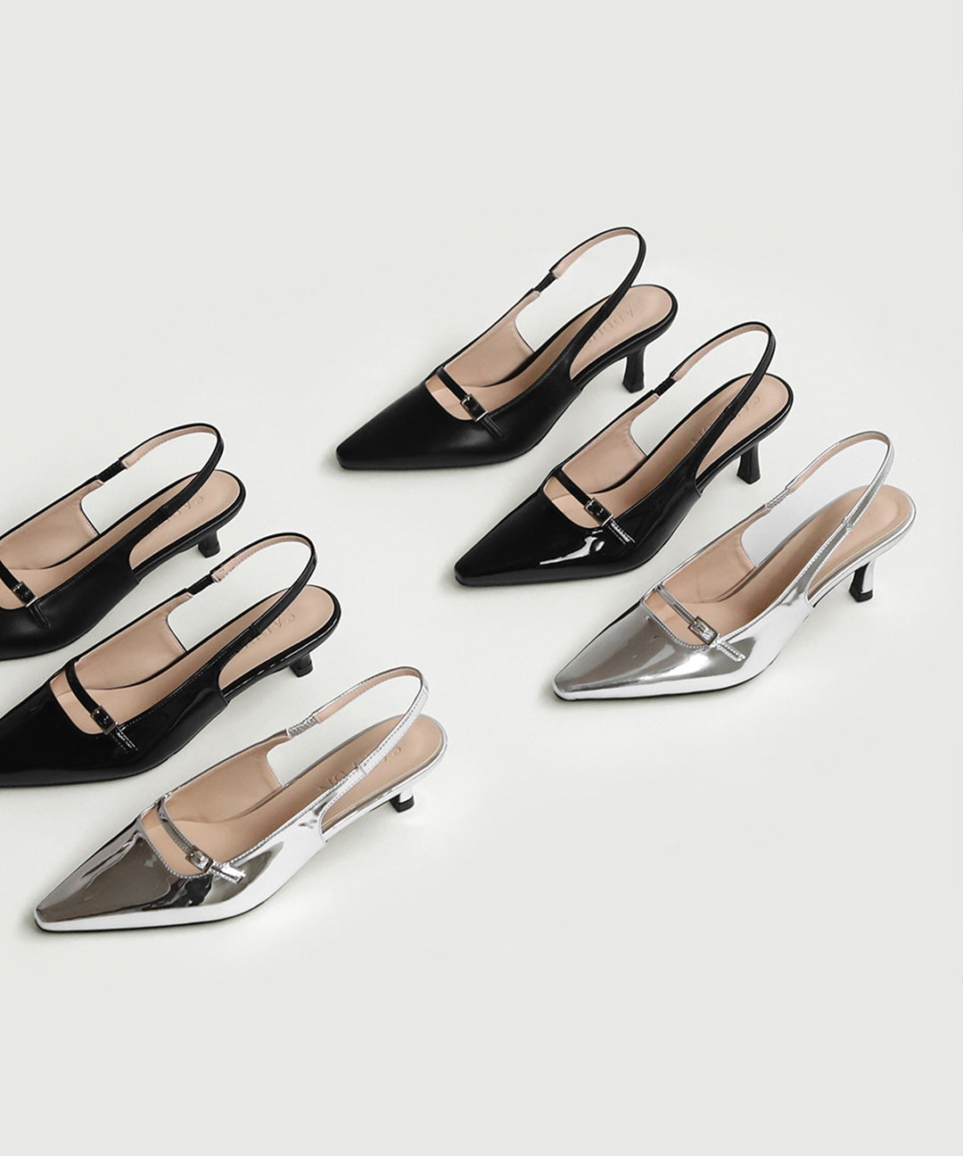 Sawan Mobina Square Sling Bag Heels (4/6 cm)