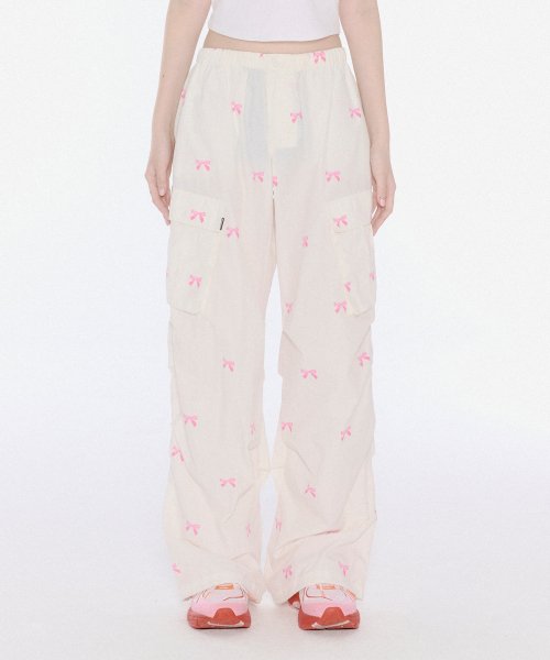 YOUHEE CARGO PANTS WHITE