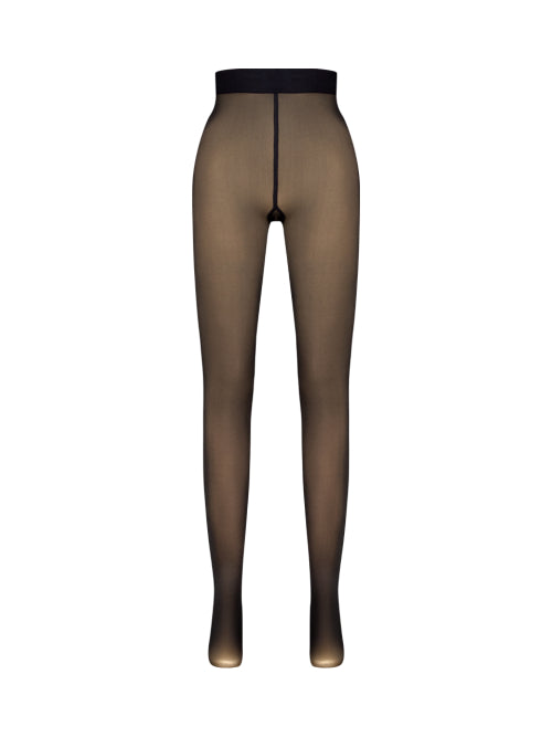 Warm see-through stockings