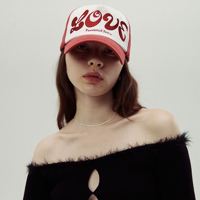 Love Ball Cap (Tomato Red)