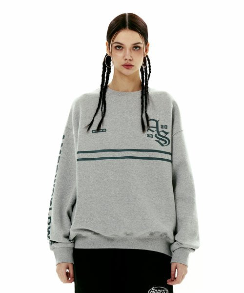 OLD ENGLISH LOGO SWEATSHIRT GREY (AM2DSUM440A)