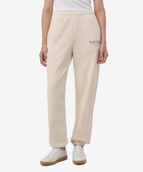 Women's Running and Health Club Sweatpants - Ivory