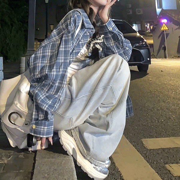 Wan Small [Loose Fit/Casual] Clio Checkered Shirt