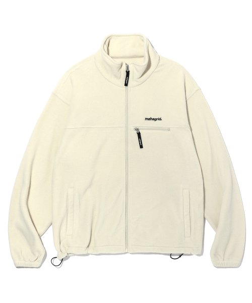 MAHAGRID MICRO FLEECE JACKET IVORY (MG2CFMB960A) - SIZE & LATE | MUSHAGRID