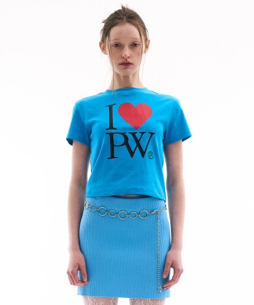 I Love PW Short Sleeve T-shirt_Blue
