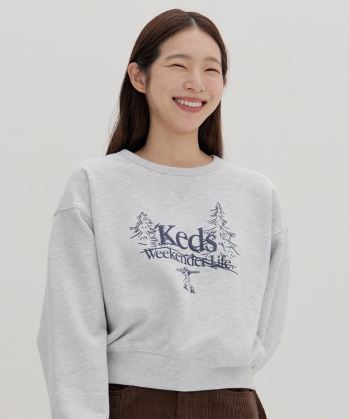 Weekender Graphic Fleece Sweatshirt (KD2POF4101FWTM)