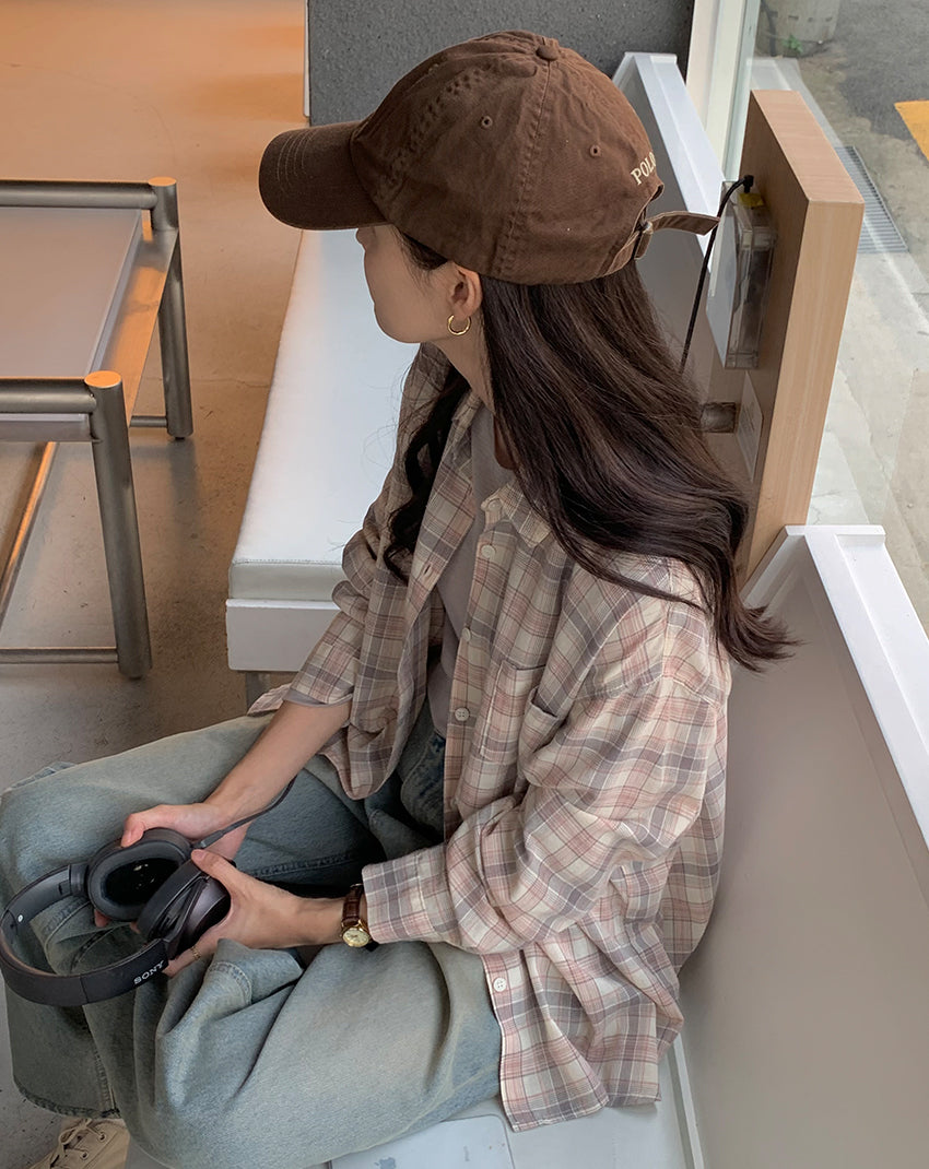 Ordinary [💗Order Explosion] Nade Check Shirt 3 colors!