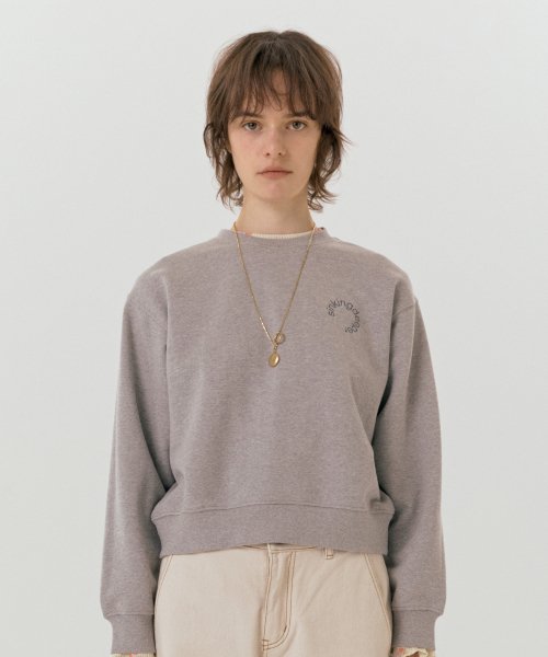 Circle Logo Sweatshirt (Melange Grey)