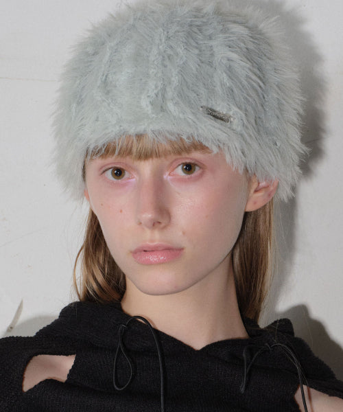 Fluffy Beanie [Gray]