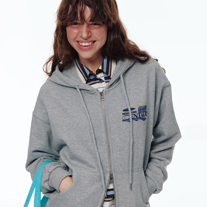 CENTAUR FREEDOM 2-WAY HOOD ZIP-UP_DARK GREY