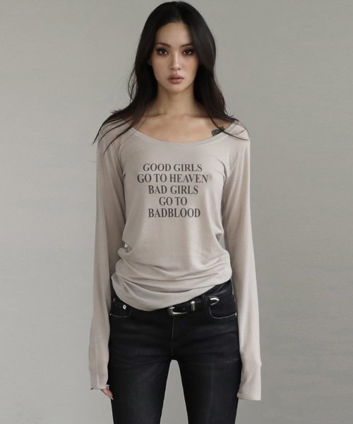 Bad Girls Loose Fit Top - Sand