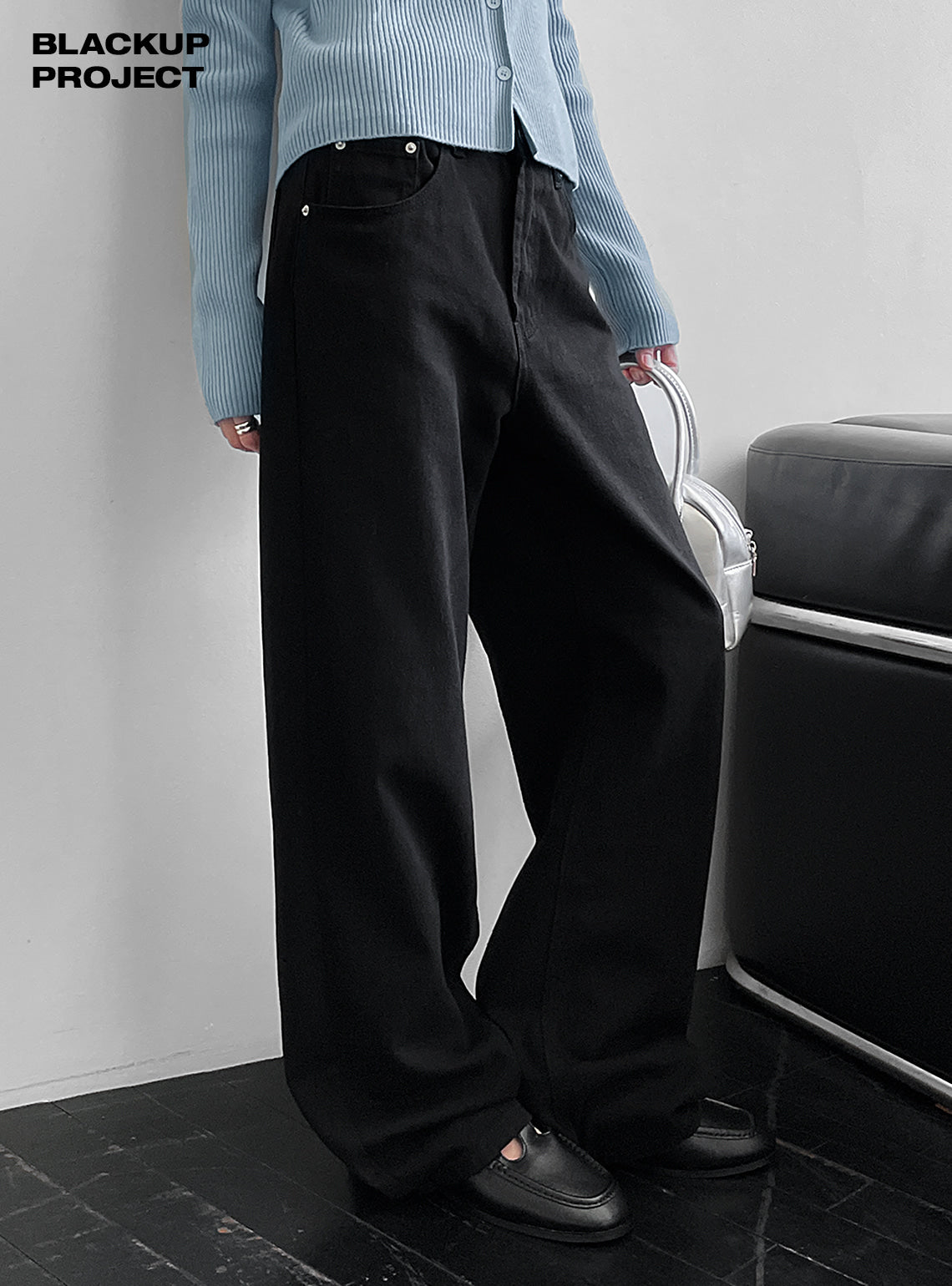 Black Up [MADE] Spokane Wide Cotton Pants