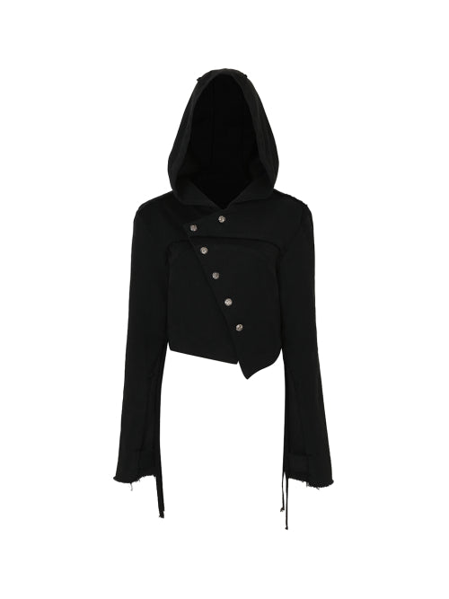 Asymmetry Chic Jacket Black