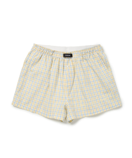 Arkham Check Boxer (Yellow) - Size & Review | Musinsa