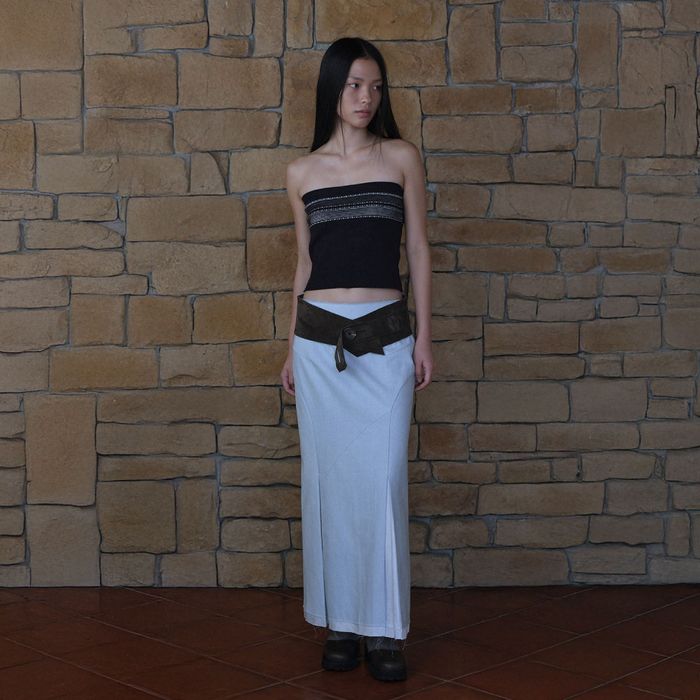Hidden Pleated Skirt