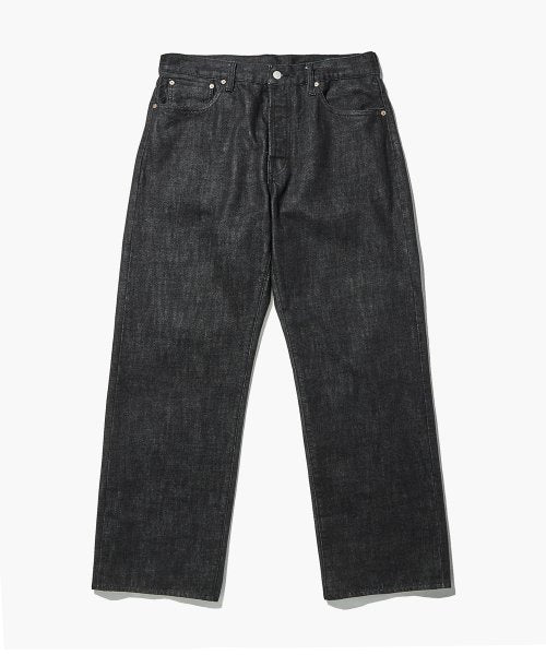 30's Cinch Back Selvedge Wide Pants_Black