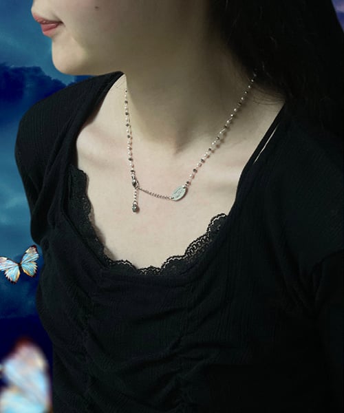 Scaletto [Surgical Steel] PSC_010 Mercury Bead Chain Necklace - Review | Musinsa