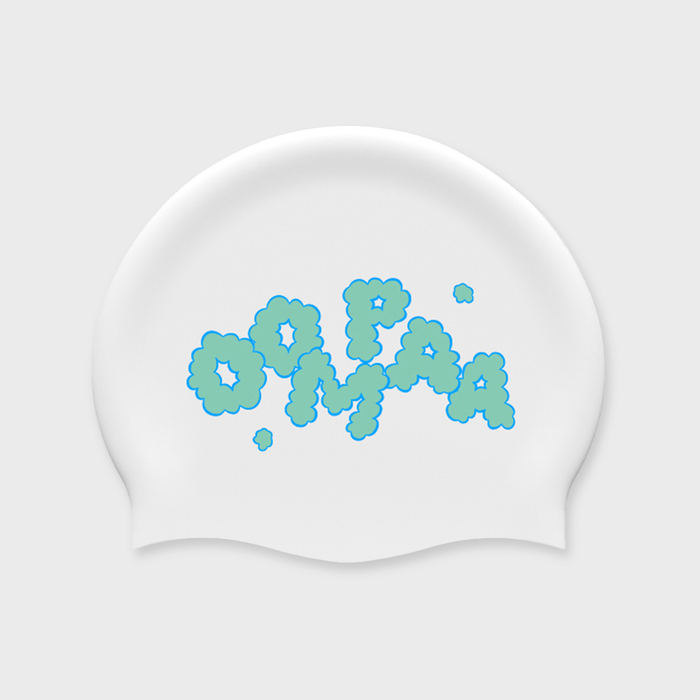 Umpa Cloud White Swim Cap