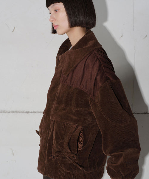 TYPESERVICE Mixed Shirring Jumper [Brown] - Size & Reviews | MUSINSA