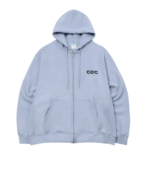 CEC ZIP-UP HOODIE (SKY BLUE/FLEECE)